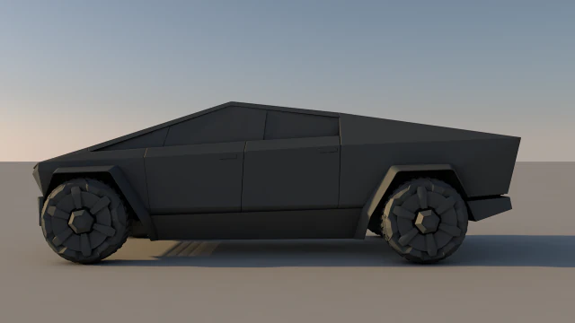 tesla cybertruck sport 3D Model .c4d .max .obj .3ds .fbx .stl .blend