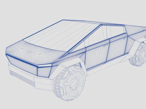 tesla cybertruck sport 3D Model