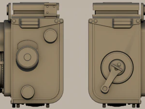 Yashica44 Modelo 3D