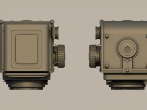 Yashica44 Modelo 3D
