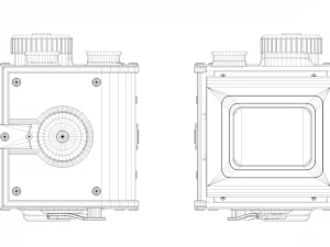 Yashica44 Modelo 3D