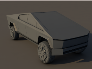 tesla cybertruck Modelo 3D