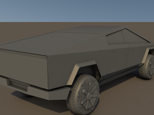tesla cybertruck Modelo 3D