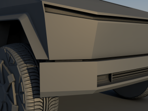 tesla cybertruck Modelo 3D