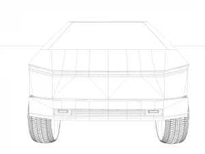 cybertruck tesla Modello 3D