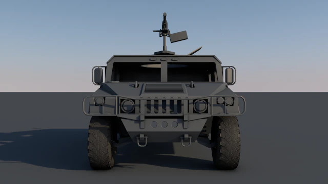 Hummer h1m1025 3D Model .c4d .max .obj .3ds .fbx .stl .blend