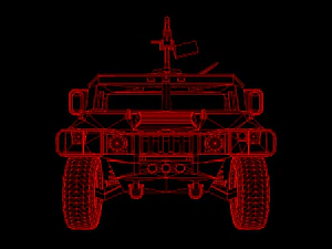 Hummer h1m1025 3D Model