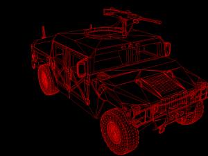 Hummer h1m1025 3D-Modell