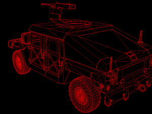 Hummer h1m1025 3D-Modell