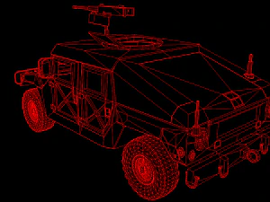 Hummer h1m1025 3D Model
