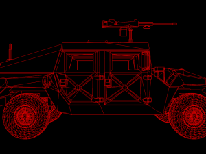 Hummer h1m1025 3D-Modell