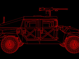Hummer h1m1025 3D Model