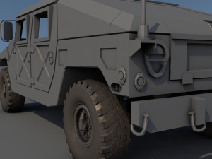 Hummer h1m1025 3D-Modell