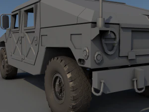 Hummer h1m1025 3D Model