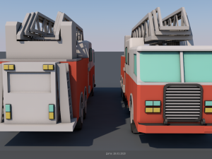fire engine 3D Model