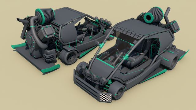 carbuggy Modelo 3D .c4d .max .obj .3ds .fbx .stl .blend 