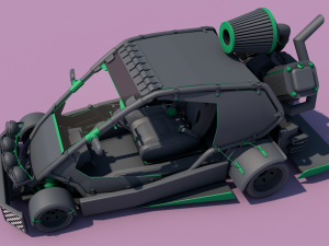 carbuggy Modelo 3D