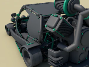 carbuggy 3D Model