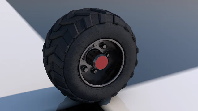 roda Modelo 3D .c4d .max .obj .3ds .fbx .stl .blend 