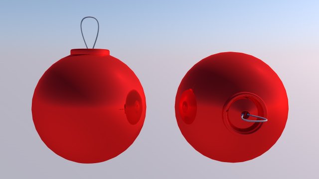 christmas ball Modelo 3D .c4d .max .obj .3ds .fbx .stl .blend 