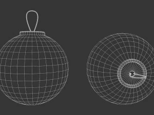 क्रिसमस बॉल 3D मॉडल