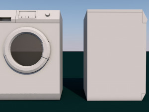 washing machine 3D मॉडल