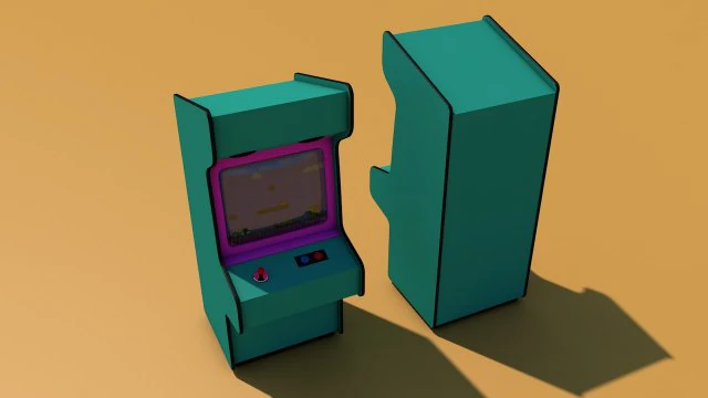 slot machine 3D Model .c4d .max .obj .3ds .fbx .stl .blend 