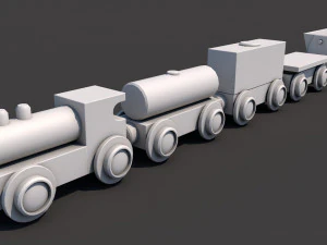 toy train 3D Model