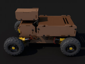 arduino rover kit 3D 模型