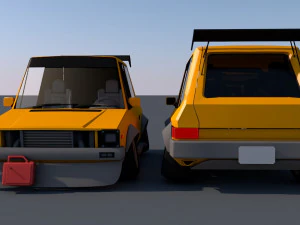 мікролітражка 3D Модель
