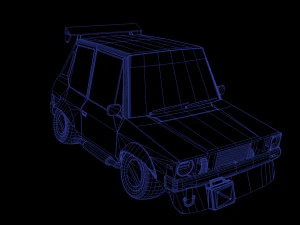 мікролітражка 3D Модель