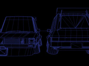 мікролітражка 3D Модель