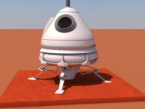 Martian module Modèle 3D