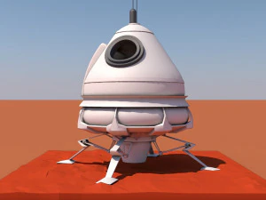 मंगल ग्रह का निवासी मॉड्यूल 3D मॉडल