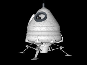 Martian module Modèle 3D
