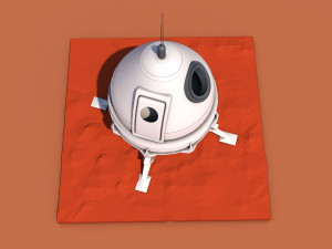 Martian module Modèle 3D