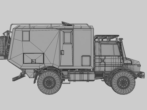 Unimog 435 3D Model