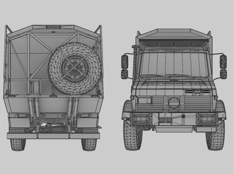 Unimog 435 3D Model