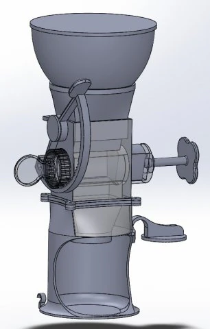 ground coffee dispenser 3D Print Model .c4d .max .obj .3ds .fbx .stl .blend