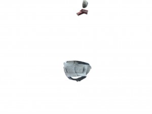 baby character rigged realistic - white Model 3D