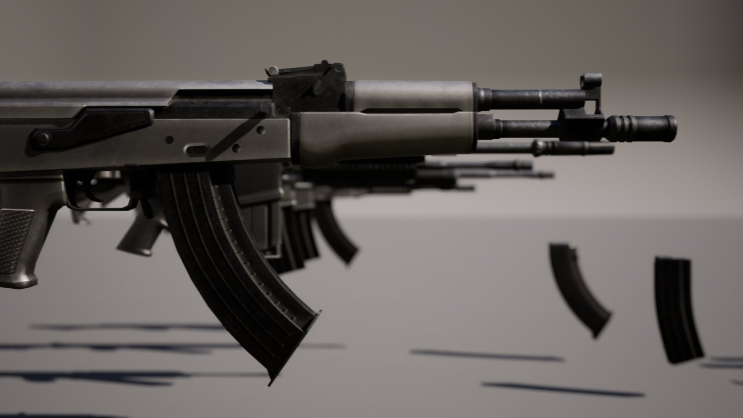 3D model 12-Gauge Brass Shotgun Shells VR / AR / low-poly