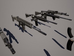 photo-realistic for games vr - ar - low-poly 3d model Modello 3D