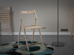 ikea terje chair 3D मॉडल