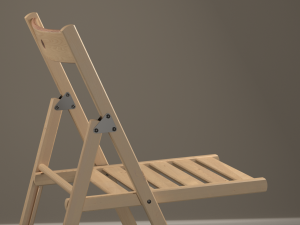 ikea terje chair 3D मॉडल