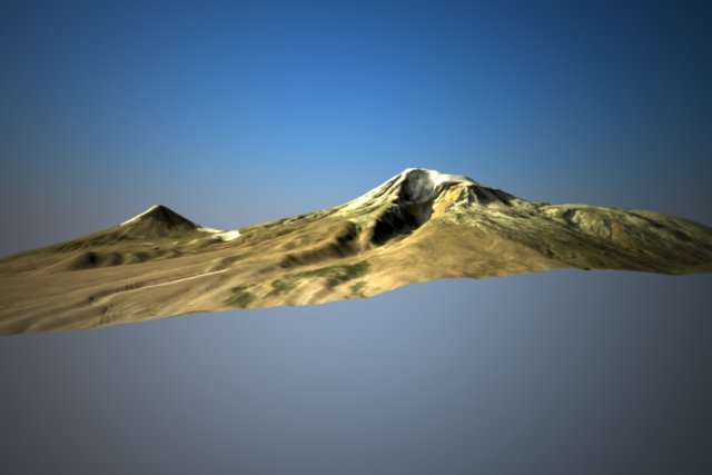 Mount ararat Modello 3D .c4d .max .obj .3ds .fbx .stl .blend 