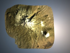 Mount ararat Modello 3D