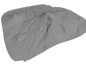 Mount ararat Modello 3D