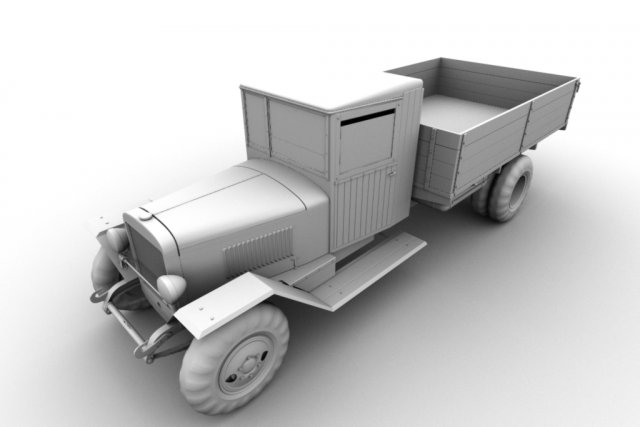 zis-5 Modèle 3D .c4d .max .obj .3ds .fbx .stl .blend 