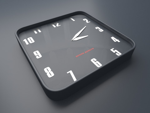 Wall clock Model 3D