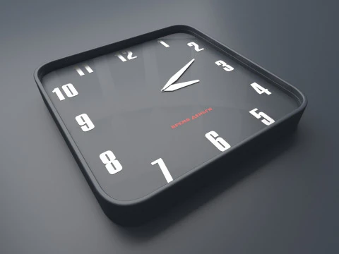 Jam dinding Model 3D